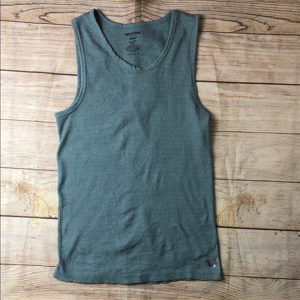True Religion Ribbed Tank Top‎